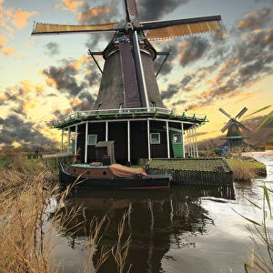 Architecture Fine Art Print Collection: Traditional Windmills