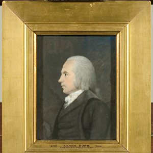 Aaron Burr, c. 1797 (colour pastel on grey paper)