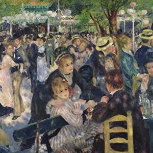 Pierre-Auguste Renoir Framed Print Collection: Parisian street scenes by Renoir