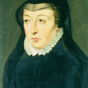 Catherine de Medici (oil on panel)