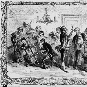 Christmas in the Servants Hall (litho)