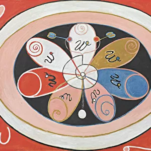 Evolution, No. 15, Group IV, The Seven-pointed Stars, 1908 (oil on canvas)