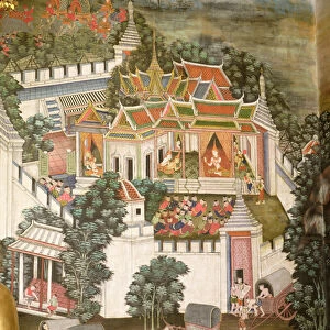 A Fortified Palace (wall painting)