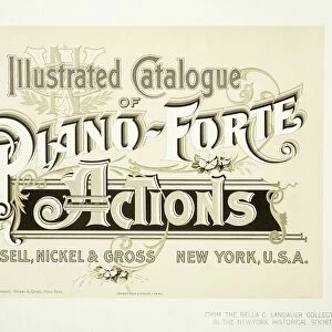 Illustrated Catalogue of Piano-Forte Actions, Wessell, Nickel & Gross Co