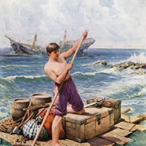 Illustration for Robinson Crusoe