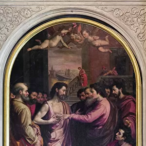 Incredulity of St. Thomas (oil on canvas)