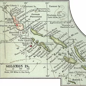 Solomon Islands Photographic Print Collection: Maps