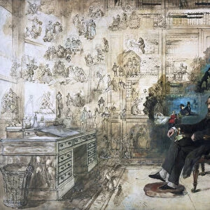 Authors Fine Art Print Collection: Charles Dickens