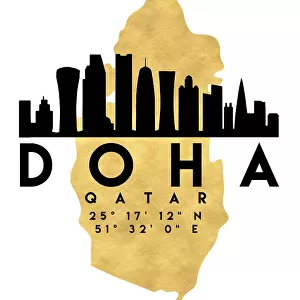 Qatar Framed Print Collection: Maps