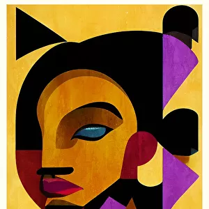 Portraits Canvas Print Collection: Abstract art