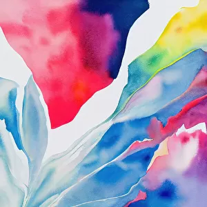 Nature Inspired Abstract Watercolor (Day 29)