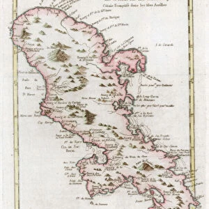 Martinique Fine Art Print Collection: Maps