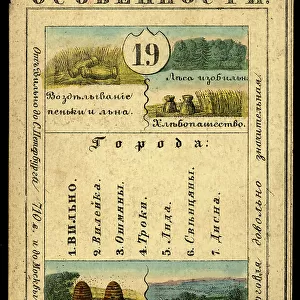 Maps and Charts Photographic Print Collection: Lithuania