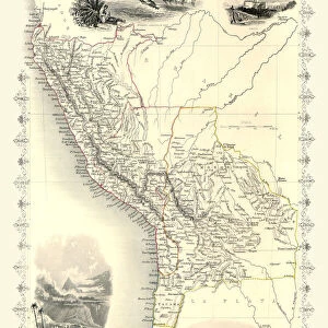 Bolivia Framed Print Collection: Maps