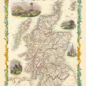 Maps from the British Isles Fine Art Print Collection: Scotland and Counties PORTFOLIO