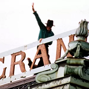 Michael Jackson on his Dangerous tour in Norway. July 1992