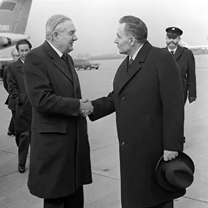 Prime Minister James Callaghan MP March 1976 with Soviet Foreign Minister