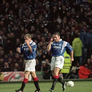 Scottish Coca Cola Cup Final at Parkhead. Rangers 4 v Heart of Midlothian 3