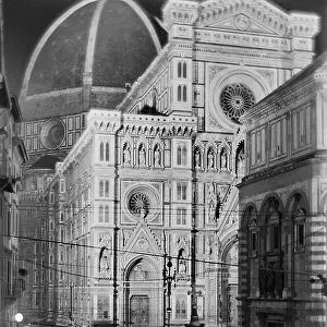 The Florence Cathedral at night