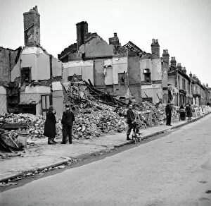 Blitz Collection: Bomb damage, Birmingham 1942 OP09006