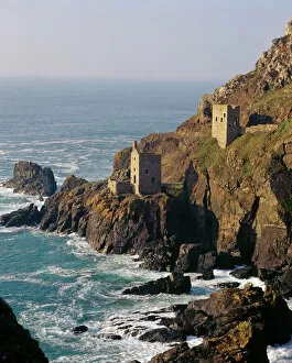 Related Images Canvas Print Collection: Botallack Mine K021793