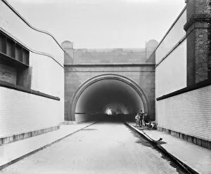 Work Metal Print Collection: Building Rotherhithe Tunnel BB99_06817