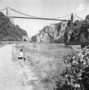 Bristol Collection: Clifton Suspension Bridge a98_04333