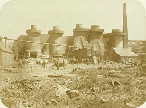 Dudley Poster Print Collection: Dudley blast furnaces OP02658