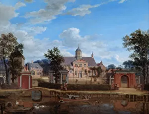 Holland House Canvas Print Collection: Heyden - The Chateau of Goudestein... N070478
