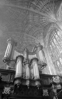 Music Premium Framed Print Collection: Kings College Chapel a98_04190
