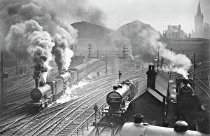Steam Trains Framed Print Collection: Kings Cross Station BB72_01476