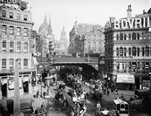 Buses Collection: Ludgate Circus, London CC97_01518