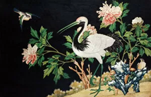 Chinese dynasties paintings Fine Art Print Collection: Manchurian Crane J920149