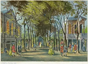 Marylebone Fine Art Print Collection: Marylebone Gardens, London 1778 N110046