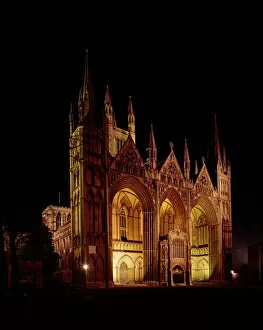 Peterborough Collection: Peterborough Cathedral J920054