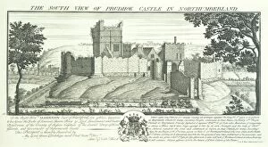 Buck Engravings Jigsaw Puzzle Collection: Prudhoe Castle engraving N070743