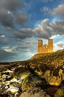 Reculver Towers Canvas Print Collection: Reculver Towers N060974