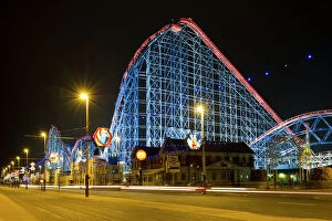 Lancashire Collection: Roller Coaster, Blackpool Pleasure Beach N100540