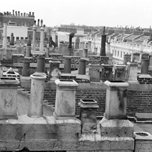 1960 to the present day Collection: Roof tops, Eaton Place, London a064894
