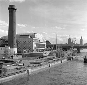 Tower Bridge Mouse Mat Collection: Royal Festival Hall and Shot Tower a98_05906