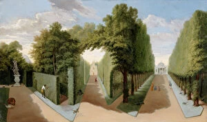Other paintings in London Poster Print Collection: Rysbrack - Chiswick Gardens J980083