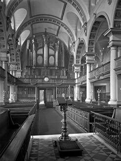 The London Blitz Photographic Print Collection: St Brides Church, London a61_02660