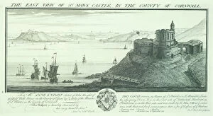 Pendennis and St Mawes Castles Canvas Print Collection: St Mawes Castle engraving N070781