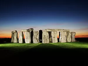 Neolithic Neolithic Poster Print Collection: Stonehenge N071215