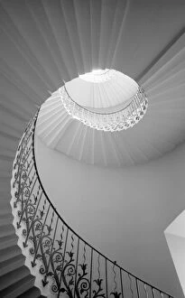 Greenwich Fine Art Print Collection: Tulip staircase, Queens House a98_06118