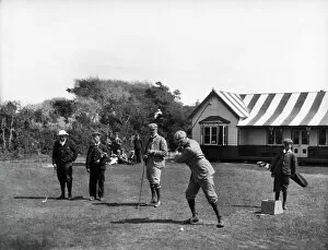 Golf Collection: Victorian golfers CC76_00354