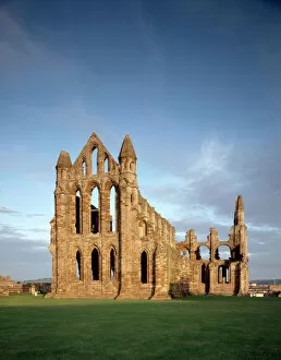 Medieval Architecture Collection: Whitby Abbey J850258