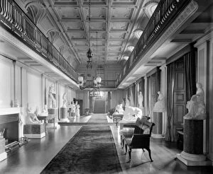 Related Images Premium Framed Print Collection: Witley Court Sculpture Gallery c. 1920 BL25083