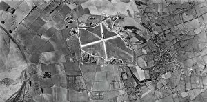 Aerial Views Pillow Collection: Wroughton, Wiltshire US_7PH_GP_LOC209_V_5004