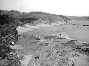Bigbury On Sea Collection: Bigbury-on-Sea Sands, Devon, August 1928
